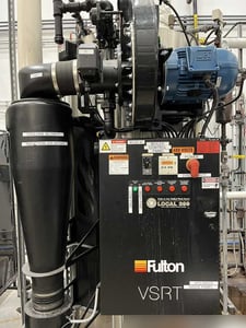 60 HP Fulton #VSRT60, Vertical Spiral Rib Tubeless Steam Boiler, 150 PSI, 2070 PPH, 116 sq.ft., 2019