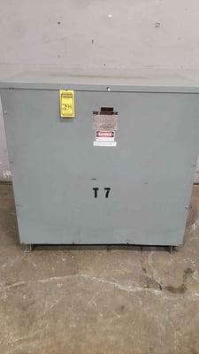 225 KVA, 480 Primary, 208Y/120 Secondary Square D 225T3HNV, Transformer, 3PH