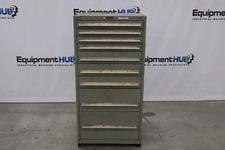 9 Drawer, Rack Engineering industrial storage cabinet, Nu-Era moldular drawer systems, 30" W x 27-3/4" D x