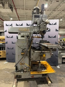 Sharp #VH-3, vertical/horizontal mill, 12" x 54" table