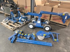 Current Tools, Cable Puller System, Carriage Reel, Stand, Coupling, Accessories