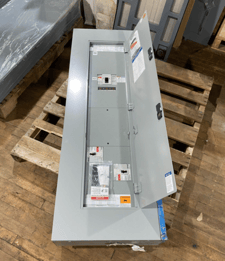 400 Amp. Eaton #PRL3A Pow-R-Line, Panelboard, 480Y/120 Volts, 3PH, 4W, main & 2 breakers, unused,