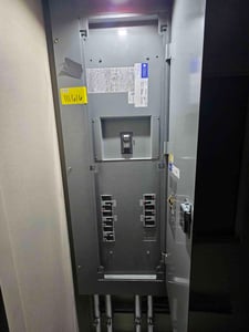 400 Amp. General Electric A-Series-II, Panelboard, 480/277 Volts, 5 Breakers & Main
