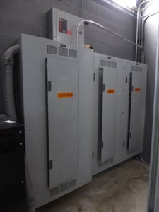 600 Amp. Siemens #S4C9, Panelboards, LOT of 3 w/ Circuit Breakers