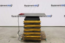 2500 lb. Autoquip, hydraulic lift table, hand Control, 11"-47" height
