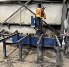 Peddinghaus #Ocean-Avenger-MDL-1000-1B, CNC beam drill line, 40" x 60' beam capacity, 13" stroke, 2009