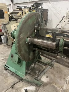 2500 lb. Littell #25-18, non-motorized uncoiler, 24" mandrel, 60" outside dimensions, 16"-20" ID, electric