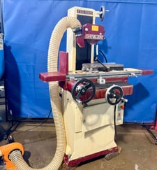 6" x 18" Chevalier #FSG-618M, horizontal surface grinder, 8" x .5" x 1.3" wheel, 2 HP, electromagnetic chuck
