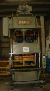 Image for 150 Ton, Dake, 48" x 38", 35" daylight, 15" stroke, 4-post, down-acting, AB PLC, 20 HP, #2346