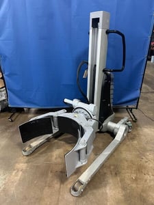 1100 lb. Voyager #Squeeze-O-Turn, electric drum lift, 360° rotation