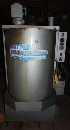 Better Eng. #G200, Rotary Parts Washer, 27" dia. x 36" H, Elect Heated Wash
