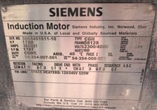 1750 HP 1800 RPM Siemens, Frame 5812S, weather protected enclosure type 2, Sleeve Bearing, 2300/4000 Volts
