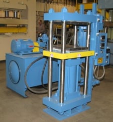 56 Ton, up-acting press, 17.5"x16", 12.5" -17" daylight, 12" stroke, 80 gallon tank, 4-Post, 5 HP