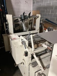 16.5" x 16.5" Hero #4202, Dinner Napkin Folder, 1/8 Fold, 2-Lane, 1200 pcs/min, belt driven unwind, steel to