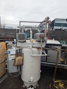 9.4 SCFM, Amico #V-RVD-D-080G-TS-N-020-57563-N, Medical Air Vacuum System Duplex Dry Rotary Vane, 19" Hg, 2