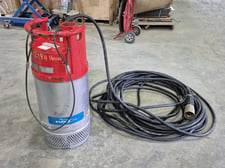 219' TDH, Flygt #2670-181, Submersible Pump, 95 psi, 27 HP, 3510 RPM, 600 Volts, 3PH