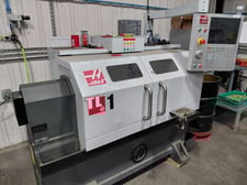 Haas #TL-1, CNC toolroom lathe, 20" swing, 30" centers, 8" chuck, 10 HP, 16" turn diameter, low hours, 2019