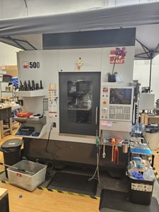 Haas #UMC-500, 5-Axis CNC vertical machining center, 24" X, 16" Y, 16" Z, 8100 RPM, 30+1 automatic tool