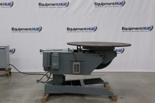 4000 lb. Ransome #40-P, 59" welding positioner, pendant controller