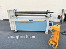 5' x 10 gauge Accord #PR-6010, 3-Roll Power Bend Roller, 2 HP, 220 V., 3ph