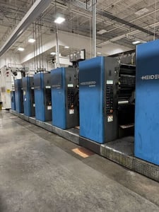 Heidelberg Harris #M110C, 6-Color Web Offset Press, 8 page, 1997