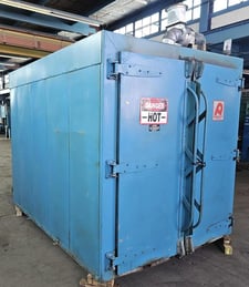 60" width x 72" H x 96" L Precision Quincy #92-850B, Gas Fired Walk-In Oven, 850&deg;F, Solvent Rated, Class A