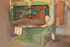 Rye #R-72, 2-Spindle Automatic Rotary Copy Shaper, 68" diameter x 40.5" height, 24"-80" cutting circle, 56"