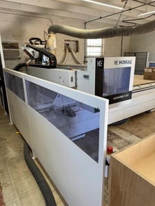 Homag #Centateq-N-300, CNC Flat Table Machine, 122" X, 61" Y, 12" Z, 3.9" max. material thickness, 5' x 10'