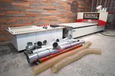 SCM #Pratix-S-15-C, CNC Flat Table Machine, 145" X, 61" Y, 9.8" Z, 4" max. material thickness, 5' x 12'