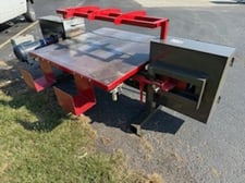 PRS #Spartan, Bandsaw Pallet Dismantler, 60" wide pallet capacity, 21-3/4' blade, 2200 SFPM, 10 HP direct
