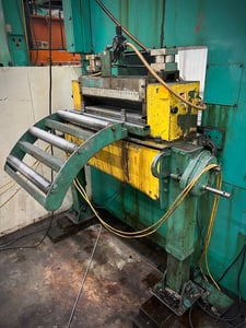 24" x 0.11" CHS #DRF-3, servo feeder, 48" coil, 3" roll diameter, 2 rolls, 110 V., 2003