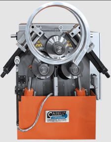 2-1/ 2" x 2" x 5/16" Carell #304HV, hydraulic pinch roll, 4.7 HP, new