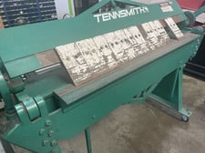 12 gauge x 4' Tennsmith #U4812, Box & Pan Brake, 4" box, 1.5" beam, 1" adj