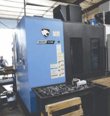 Daewoo Doosan #BVM-5700, vertical machining center, 41.3" X, 22.4" Y, 18.1" Z, 15000 RPM, LNS Chip Conv.