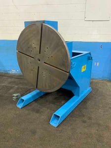 11000 lb. Proarc #PT-5000, welding positioner, 48" table diameter, 0-135&deg; tilt, 2 HP