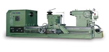 70.4" x 60"/480" Proking #PH-70, gap lathe, 55" swing over cross slide, 6-32" bore, 40 HP, tailstock, 1-shot