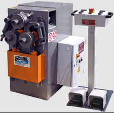 2" x 2" x 1/4" Carell #303HV, hydraulic pinch roll, 4 HP, new