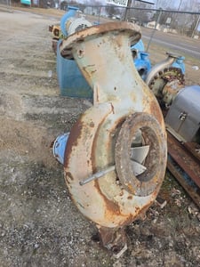 8624 GPM @ 125' TDH, Goulds, Cast Iron Pump, 14" x 14" x 22" H Size, 1180 RPM