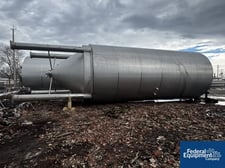 31372 gallon, M Roth GmbH, Storage Tank, 304 Stainless Steel, 153.5" ID x 334" straight side, dish top, cone