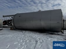 31372 gallon, M Roth GmbH, Storage Tank, 304 Stainless Steel, 153.5" ID x 334" straight side, dish top, cone