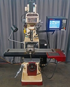 Chevalier #FM-32K, 2-Axis CNC Vertical Milling Machine, 10" x 50" work surface, 31" X, 14" Y, 5" Z, 24" ram