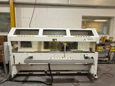 Ameri-Can #NS5060, Two-Bladed Notching Machine, 9 HP, 23.6" diameter vertical blade, 5" diameter horizontal