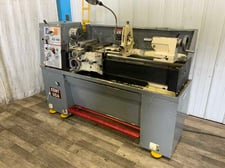 14" x 40" Kent #KLS-1440, gap bed engine lathe, 8-5/8" swing over cross slide, 3-jaw 6-1/2" chuck, 3 HP, 1999