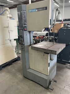 12" x 20" Rockwell #28-3X5, Vert Band Saw, variable speed, 20" throat, 2 HP, 230 V., 4500 FPM