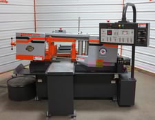12.8" x 12.8" Hemsaw #H90A-4, Horiz Band Saw, 1" x 12'10" x 0.035" blade, 3 HP, unused