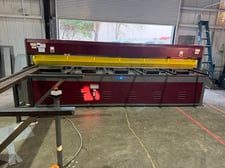 14 gauge x 12' GMC #HS-1214M, Hydraulic Shear, 12 SPM, 18" throat, 24" Back Gauge, 10 HP, 2025