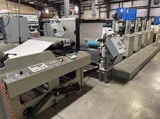 Ekofa #4300, 4-Color Flexo Printing Press, 43" wide, 60" unwind & rewind diameter, 4"-12" unwind chucks, CMS