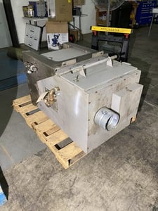 500 cfm Small dust collector with fan, 208 V., carbon steel construction