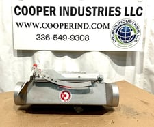 Industrial Magnetics Inc., magnetic separator pneumatic line housing, 6" dia entry/exit, 25" length