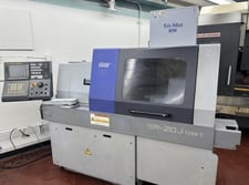 Star #SR-20J type C, CNC Swiss type screw machine, Fanuc 31i-B, LNS Alpha ST320 SE magazine barfeed, 2013